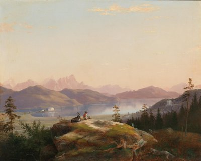 Ein Blick auf den Wörthersee mit Maria Loretto und Schloss Freyenthurn von Marko Pernhart